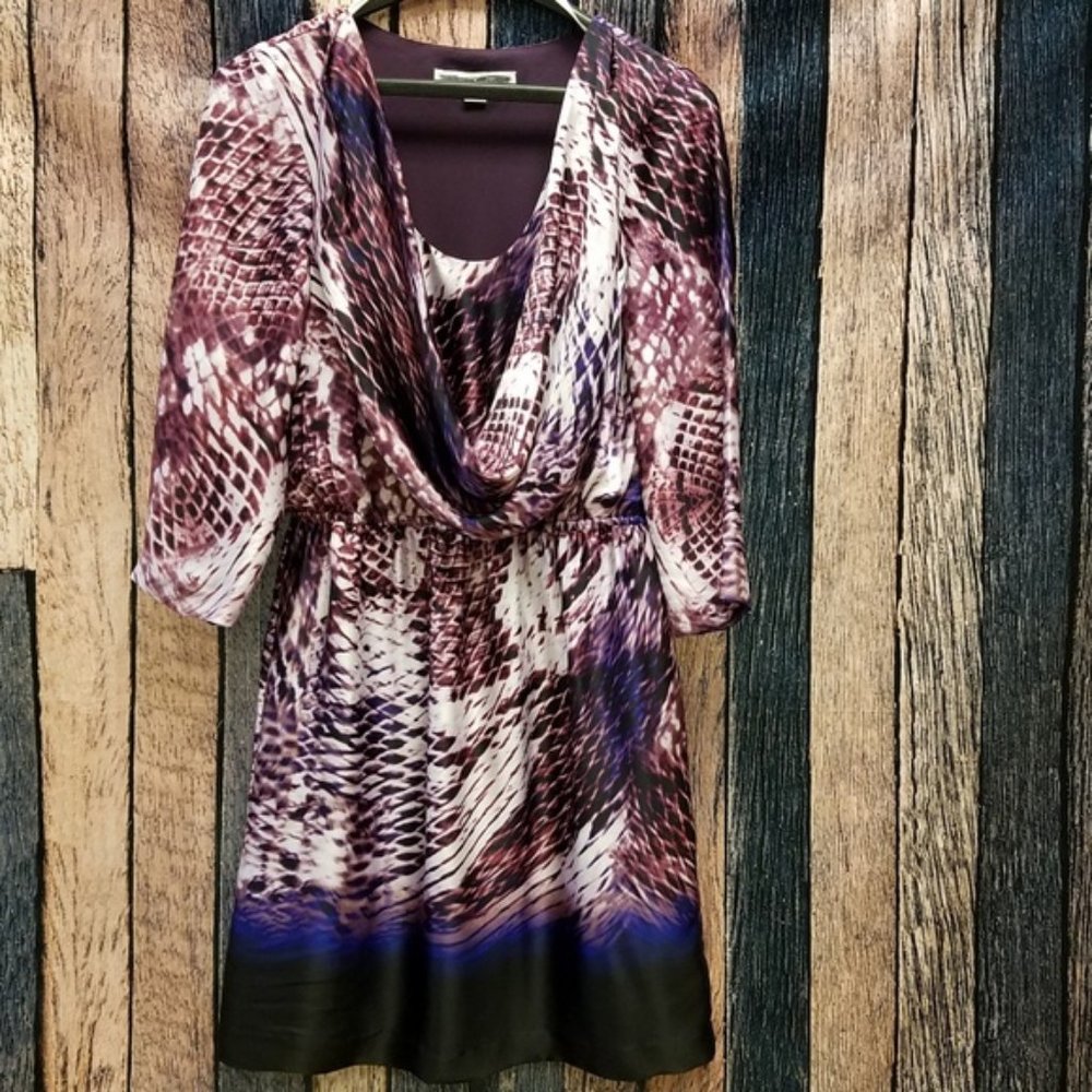 Boston Proper Drape Front Dress